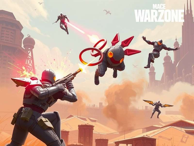 Mace Warzone Duel Epic Battle Scene